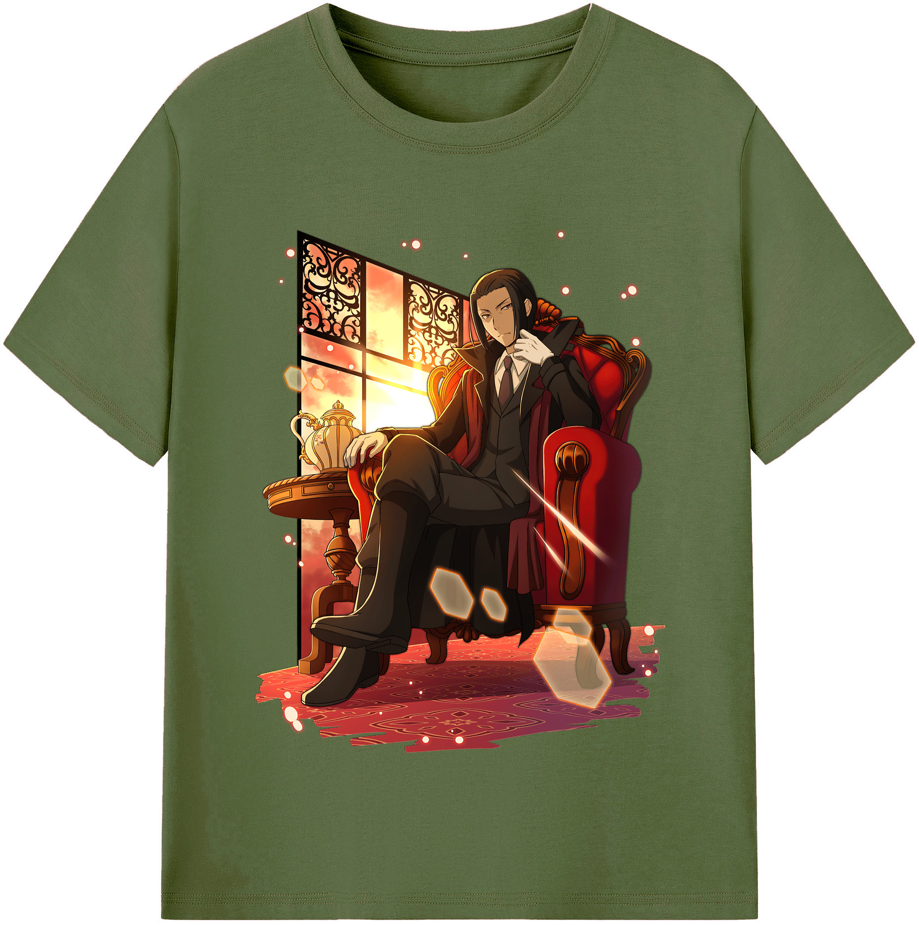 （画像用） 文豪ストレイドッグス Bungo Stray Dogs 綿100％半袖Tシャツ（フロントプリント）